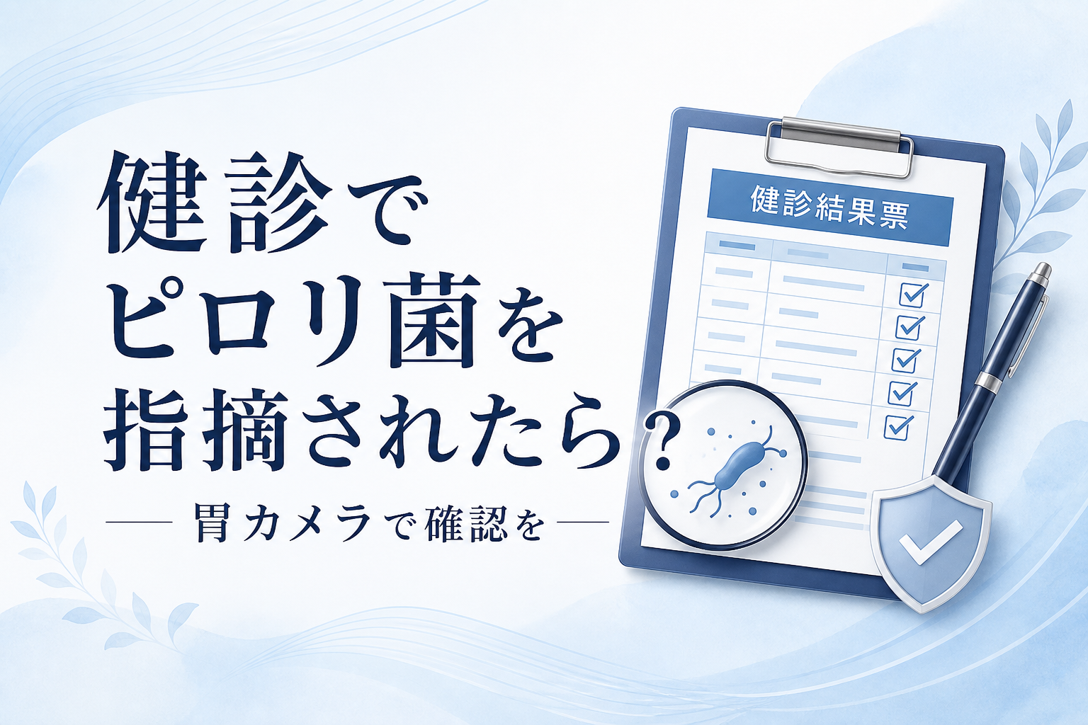 胃カメラについて確認するためのアイキャッチ画像